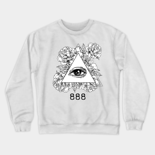 Mystic Numbers 888 Crewneck Sweatshirt by Amanda Jane